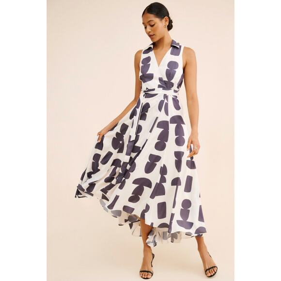 Hutch Dresses & Skirts - HUTCH V-Neck Wrap Dress in Black and White Size Women's 2X